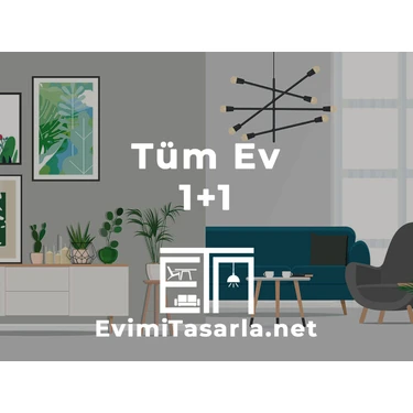 Evimitasarla 1+1 Ev Dekorasyonu Tasarım