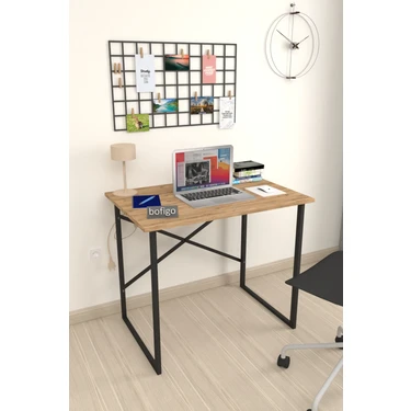 Bofigo 60X90 cm Çalışma Masası Bilgisayar Masası Ofis Ders Yemek Masası Hugo