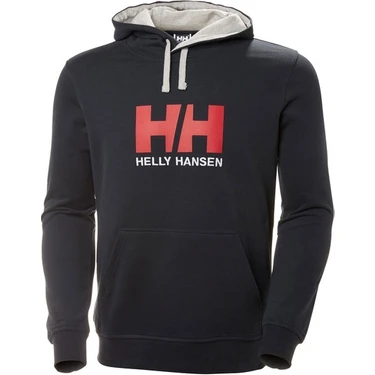 Helly Hansen HH Erkek Lacivert Baskılı Kapüşonlu