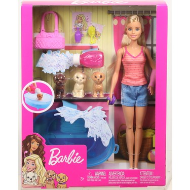 Barbie Bebek Ve Aksesuarlari 3 Yavru Kopekli Oyun Seti Fiyati