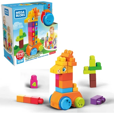 Fisher-Price Mega Bloks Matematik Arkadaşı Zürafa, 30 Parçalı