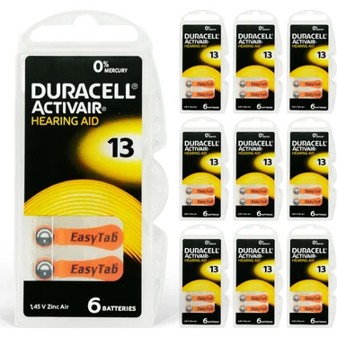 Duracell Activair 13 Numara Işitme Cihazı Pili