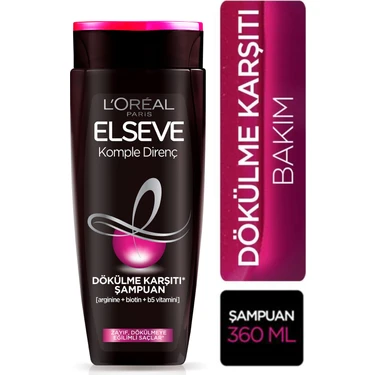 L'oréal Paris Elseve Komple Direnç Şampuan 360