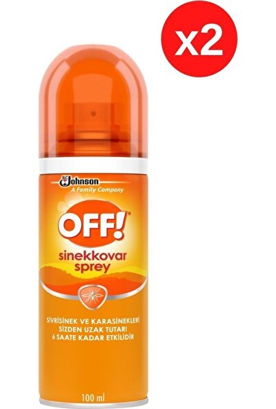 Off Off! Sinekkovar Sprey 100 ml X2 - Sivrisinek ve Karasineklere Karşı