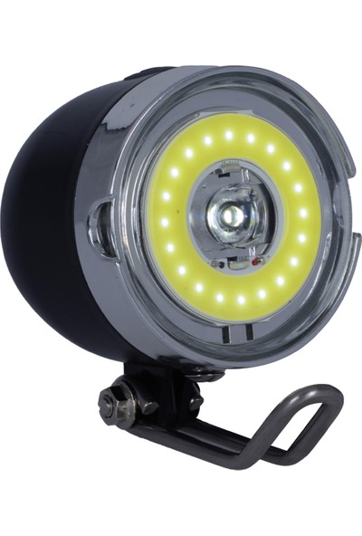 Oxc LED Ön Işık Çatal Bağlantı Pilli 2xaa