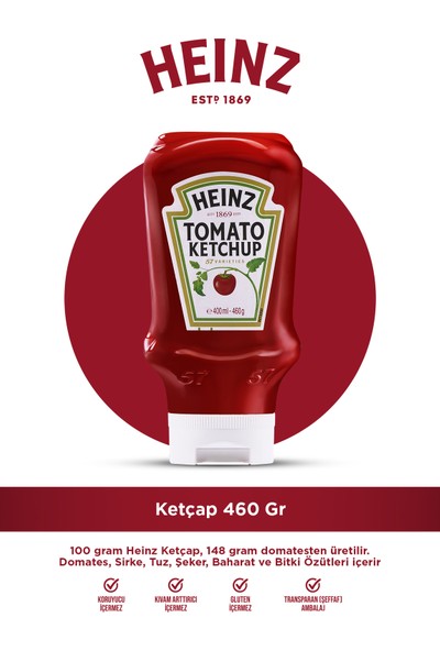 Heinz Ketçap 460 gr