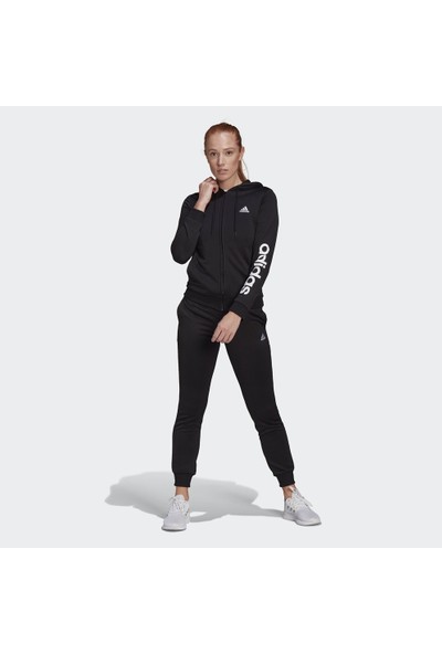 Adidas Essentials Logo French Terry Kadın Eşofman Takımı