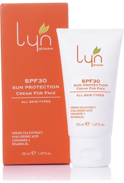 Lyn Skincare Güneş Koruyucu Krem Yüz Için SPF30