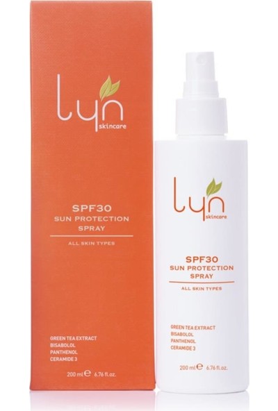 Lyn Skincare Güneş Koruyucu Sprey SPF30 (Sun Protection Spray)