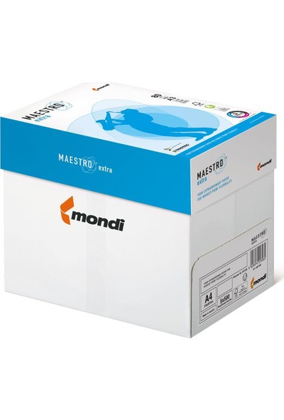 Mondi Maestro Extra A3 Gramajlı Fotokopi Kağıdı 90 gr 1 Koli 5 Paket