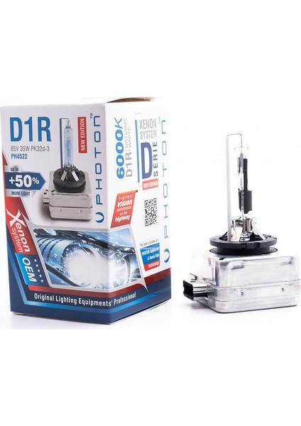 D1R 6000K +%50 Fazla Işık Oem Ampul