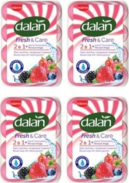 Fresh Care Güzellik Sabunu Orman Meyveleri 4 x 90ML x 4 Paket