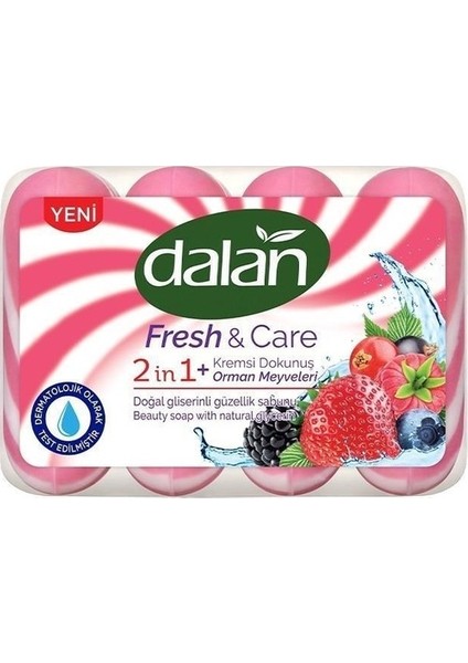 Fresh Care Güzellik Sabunu Orman Meyveleri 4 x 90ML x 4 Paket