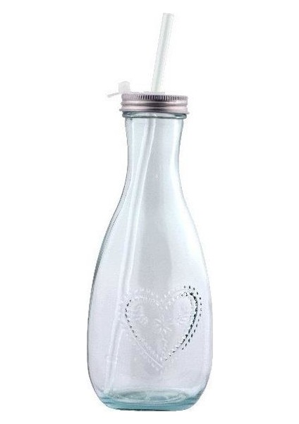 Botella Corazon Pipetli Şişe 600 cc