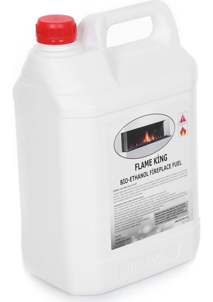 5 Litre Flame King Bio- Ethanol Bacasız Şömine Yakı