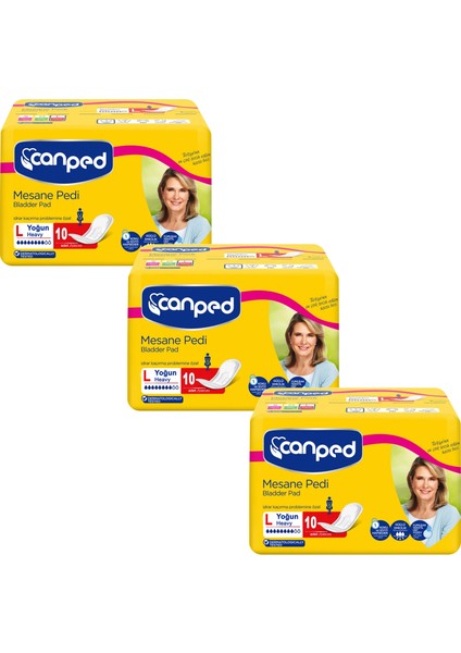 Mesane Pedi Büyük Boy Large 10 Lu 3 Adet