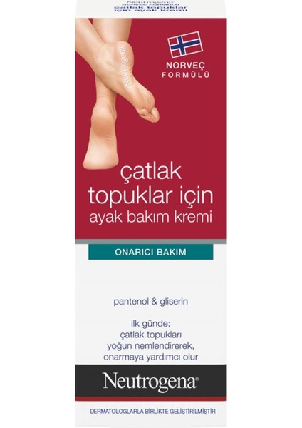 Norveç Formülü Çatlak Topuklar Için Ayak Bakım Kremi 50 ml