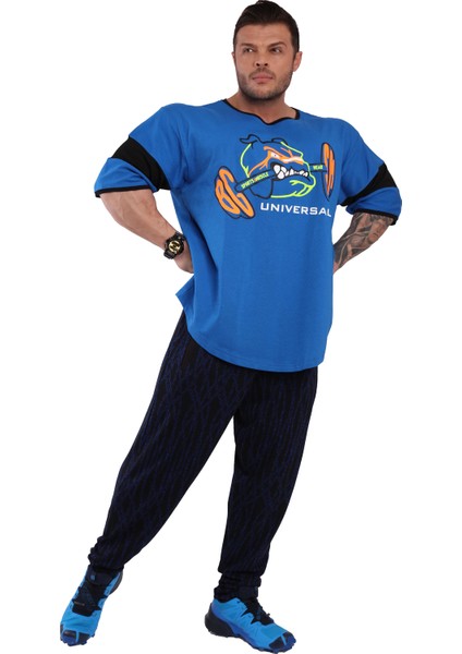 Oversize Antrenman Tişörtü Geniş Kesim Big Sam 3276