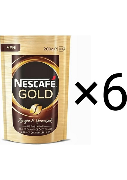 Gold 200 gr X6