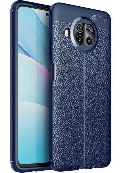- Xiaomi Mi 10T Lite 5G - Kılıf Auto Focus Karbon Niss Silikon Kapak - Lacivert - T15689