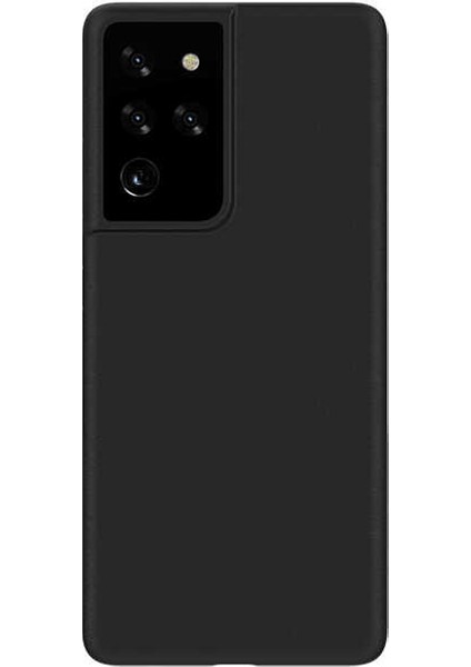 - Samsung Galaxy S21 Ultra - Kılıf 1.kalite Mat Ultra İnce Pp Silikon - Siyah