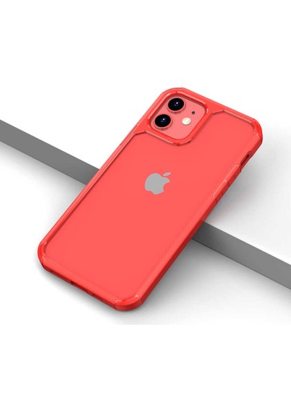 - iPhone 11 - Kılıf Kalınlaştırılmış Kenar Tasarımlı Sert Roll Kapak