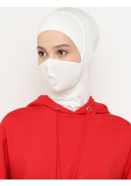 Maskeli Spor Bone - Krem - Ecardin