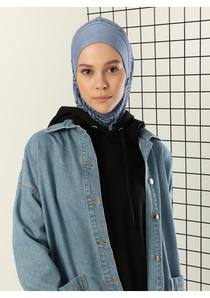 Çizgili Spor Bone - Mavi - Ecardin fiyatları