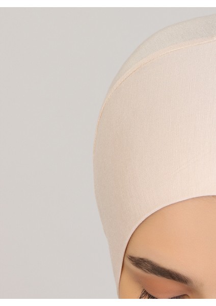 Hazır Bone - Açık Bej - Ecardin indirimleri