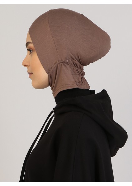 Hazır Bone - Koyu Vizon - Ecardin modelleri