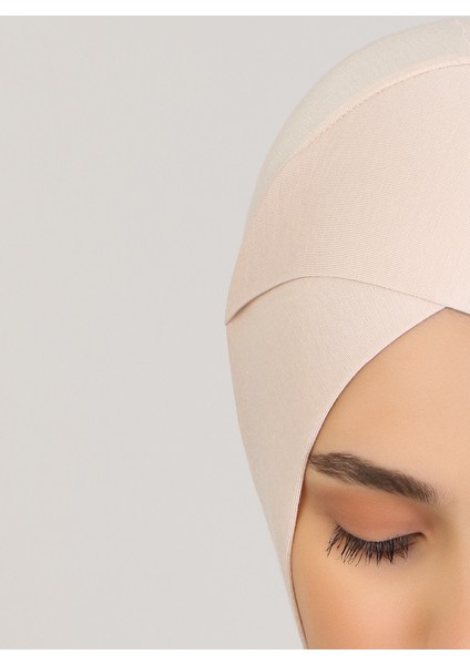 Hazır Bone - Açık Bej - Ecardin indirimleri