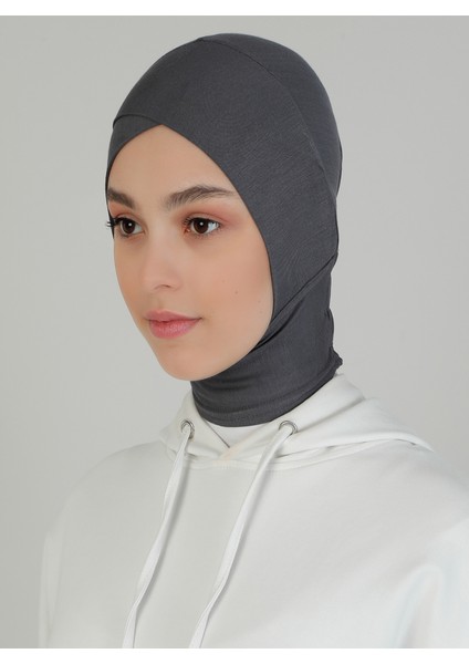 Hazır Bone - Koyu Gri - Ecardin modelleri