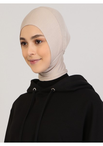 Hazır Bone - Açık Vizon - Ecardin