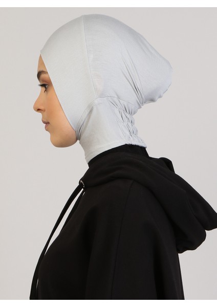 Hazır Bone - Açık Gri - Ecardin modelleri