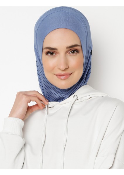 Çizgili Spor Bone - Mavi - Ecardin modelleri