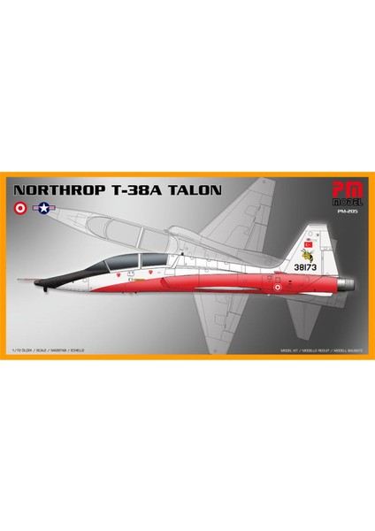 Pm Model Crewturk Northrop T-38A Plastik Maket