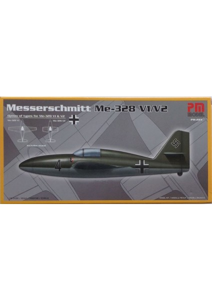 Messerschemitt Me-328 V1 V2 Pm Model Savaş Uçağı Demonte Plastik Maketi