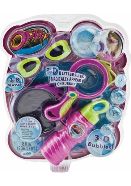 Optrix 3D Bubbles Set Kelebek Efektli 20175 D