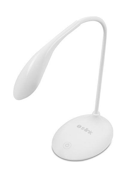 Asian Tech Store S-Link SL-8725 Beyaz 14 LED Şarjlı 500 Mah Taşınabilir Masa Lambası