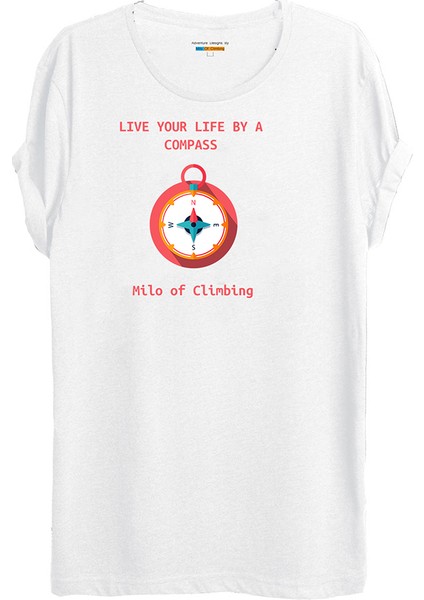 Kris Kamp Temalı Baskılı T-Shirt- W