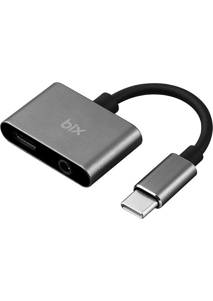 Adp-07 Type-C To 3.5mm Kulaklık ve Pd Şarj Dönüştürücü Adaptör