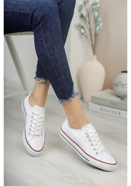 Beyaz Unisex Sneaker 0012101