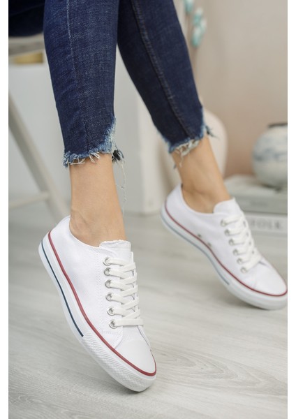 Beyaz Unisex Sneaker 0012101