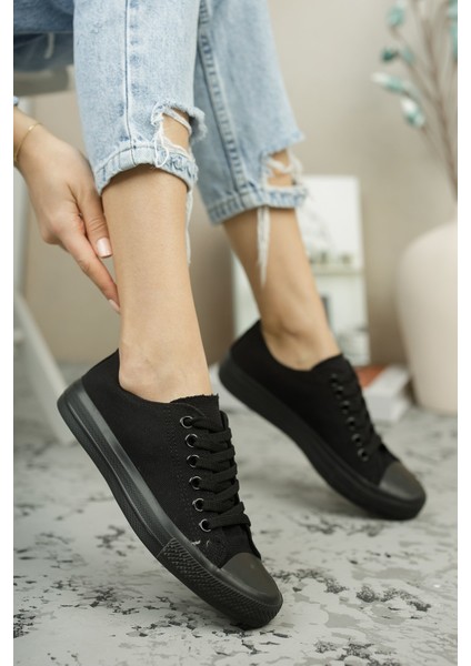 Siyah Siyah Unisex Sneaker 0012101
