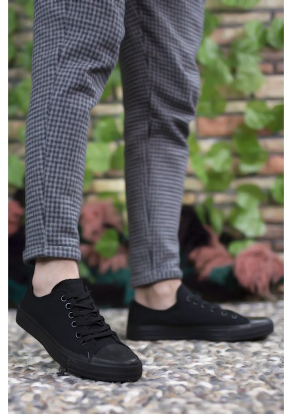 Siyah Siyah Unisex Sneaker 0012101