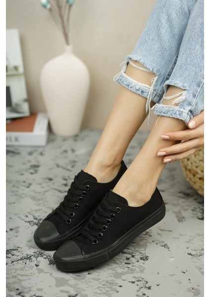 Siyah Siyah Unisex Sneaker 0012101