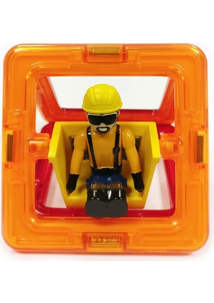 Mıknatıslı Mini Set - Construction Worker - 6 Parça