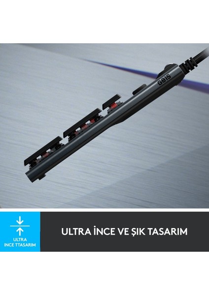 G G815 LIGHTSYNC RGB Mekanik Türkçe Oyuncu Klavyesi - Siyah