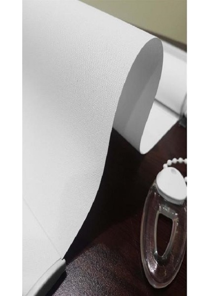 Mat Polyester Beyaz Stor Perde modelleri