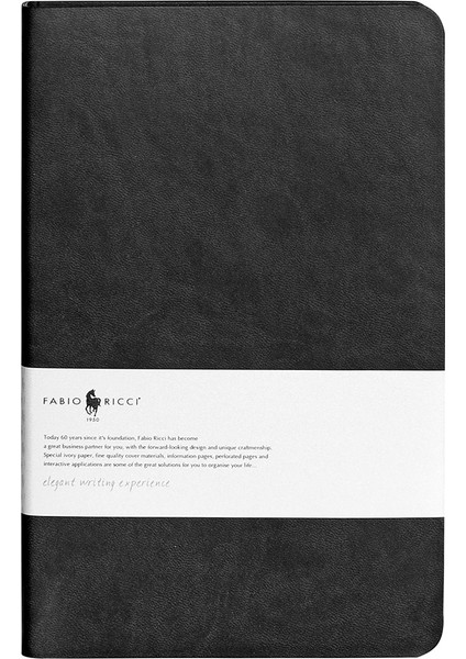 Lycian Virando Üçlü Defter 13 x 21 cm Siyah